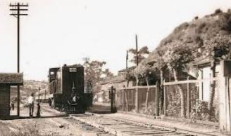 Llegada del ferrocarril a Tomé